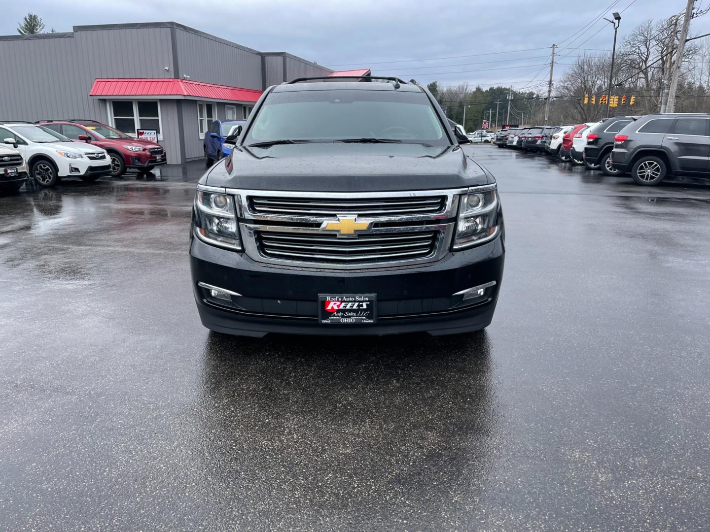 2016 Black /Brown Chevrolet Suburban LTZ 4WD (1GNSKJKC3GR) with an 5.3L V8 OHV 16V engine, 6A transmission, located at 11115 Chardon Rd. , Chardon, OH, 44024, (440) 214-9705, 41.580246, -81.241943 - Photo#1